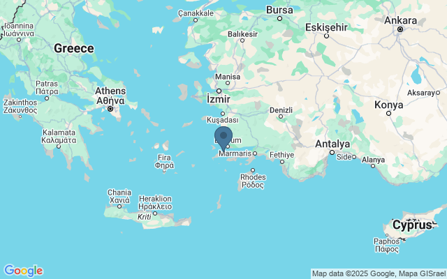 Kaart met locatie Agia Paraskevi